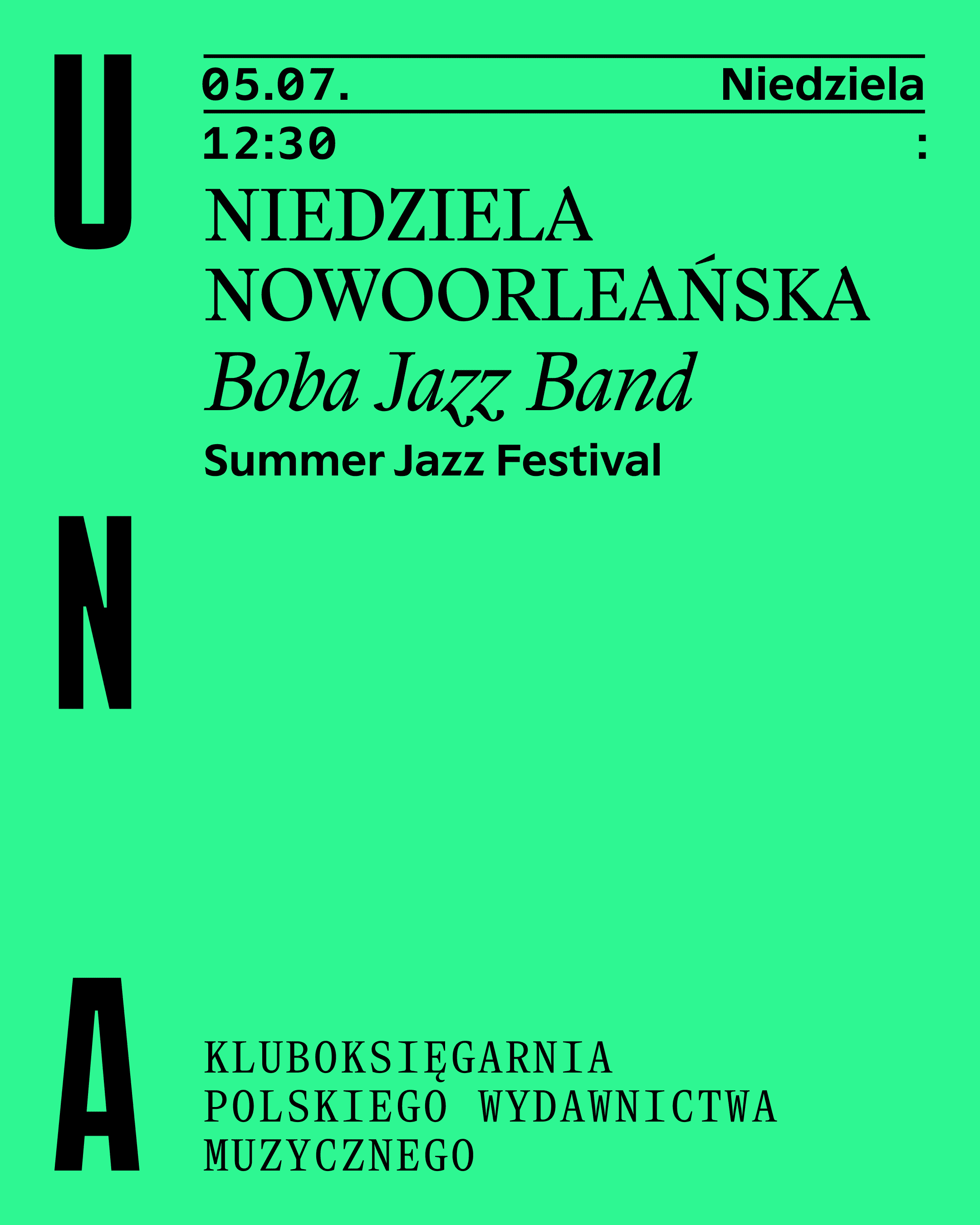 Event poster: New Orleans Sunday