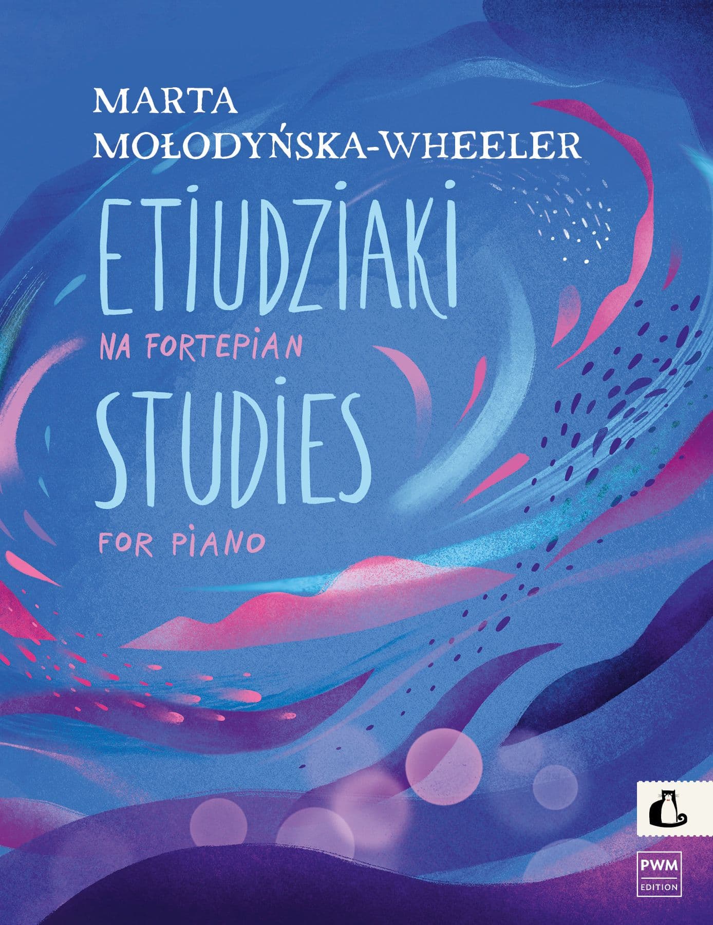 Okładka książki: Etiudziaki na fortepian