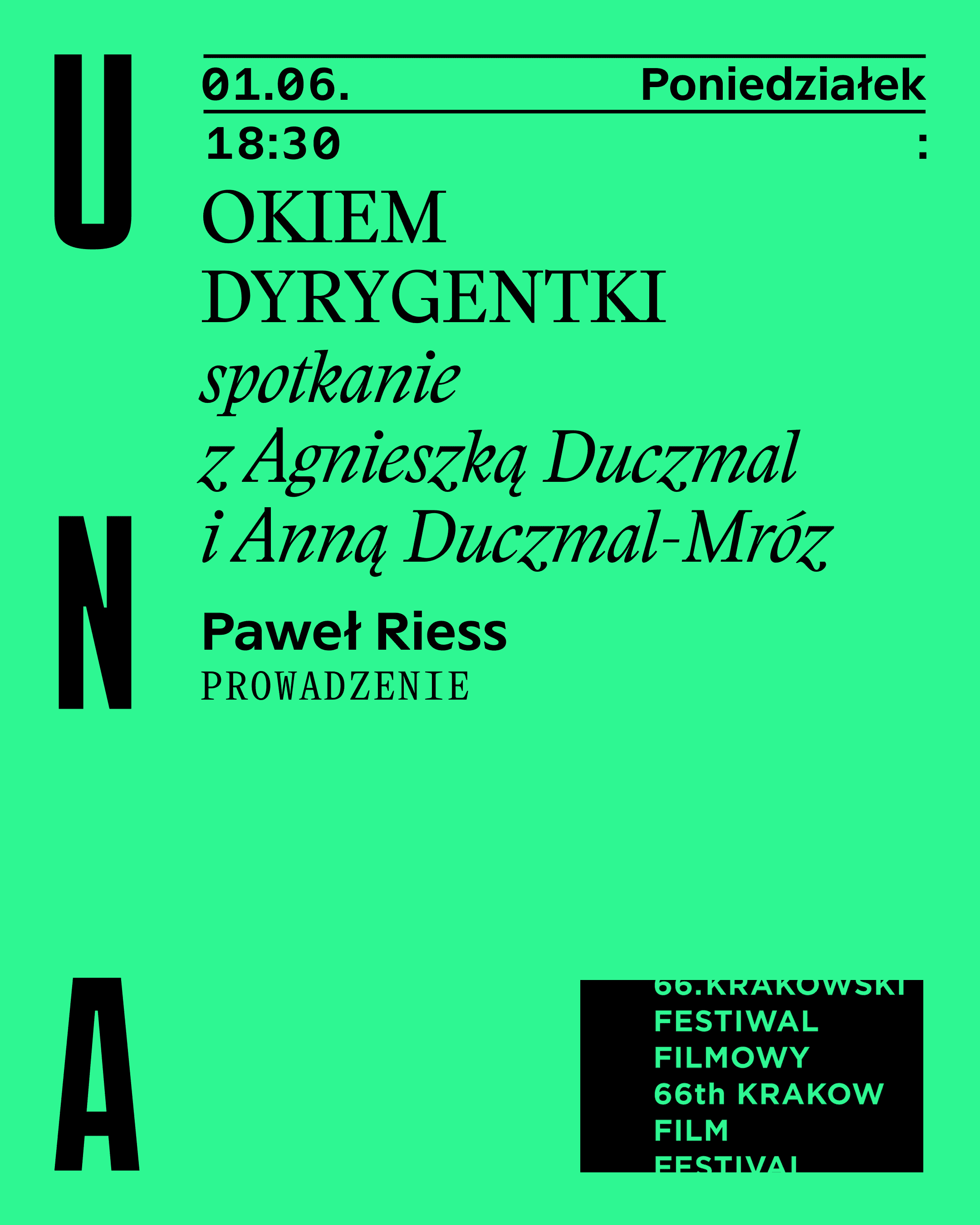 Plakat wydarzenia: Krakowski Festiwal Filmowy 