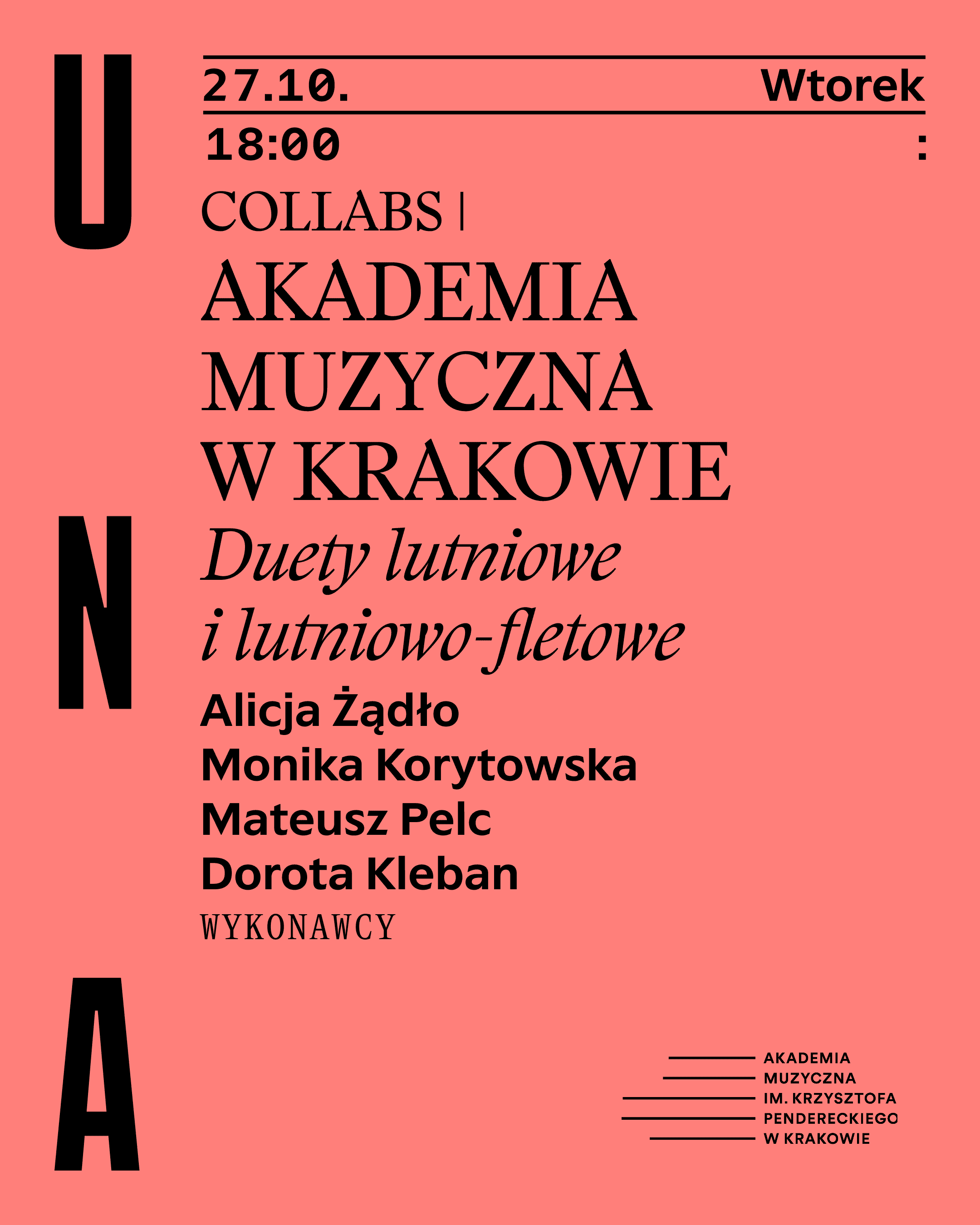 Collabs | Akademia Muzyczna w Krakowie. Duety lutniowe i lutniowo-fletowe