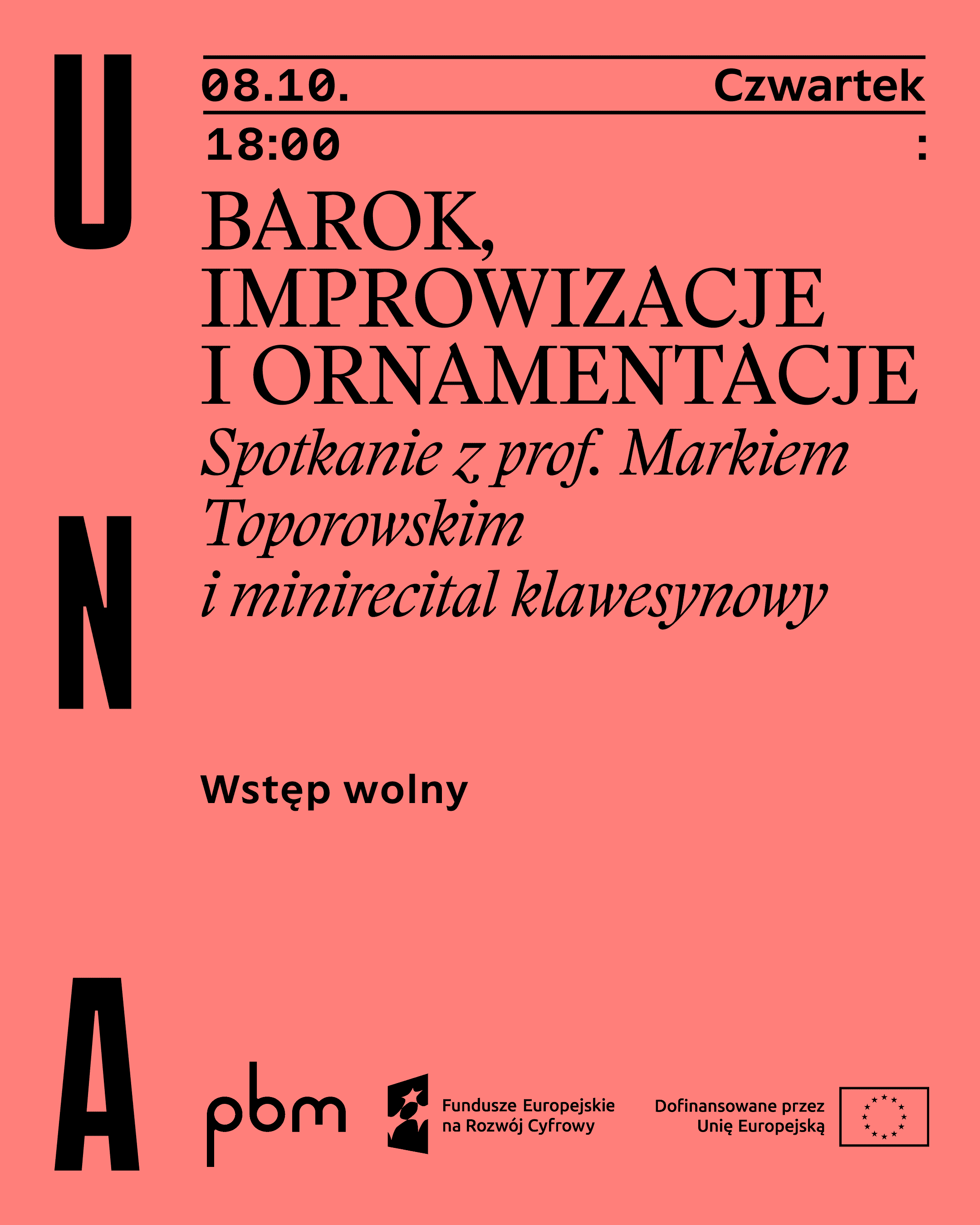 Minirecital klawesynowy i spotkanie z prof. Markiem Toporowskim