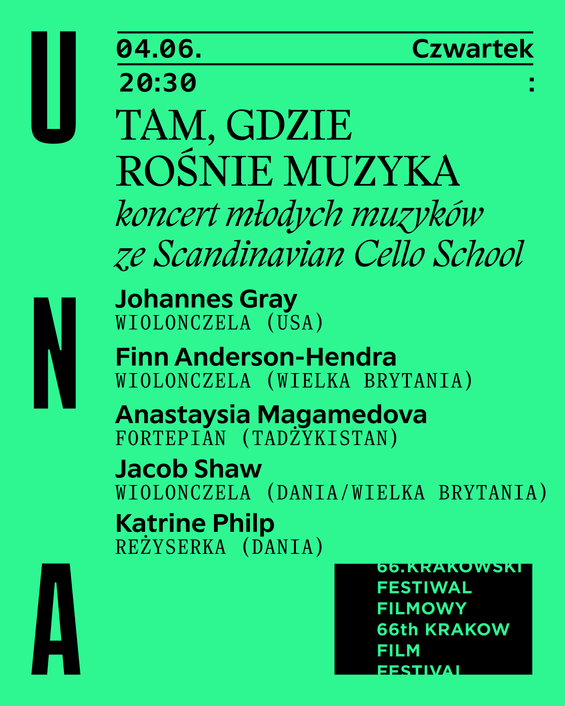 Plakat wydarzenia: Krakowski Festiwal Filmowy