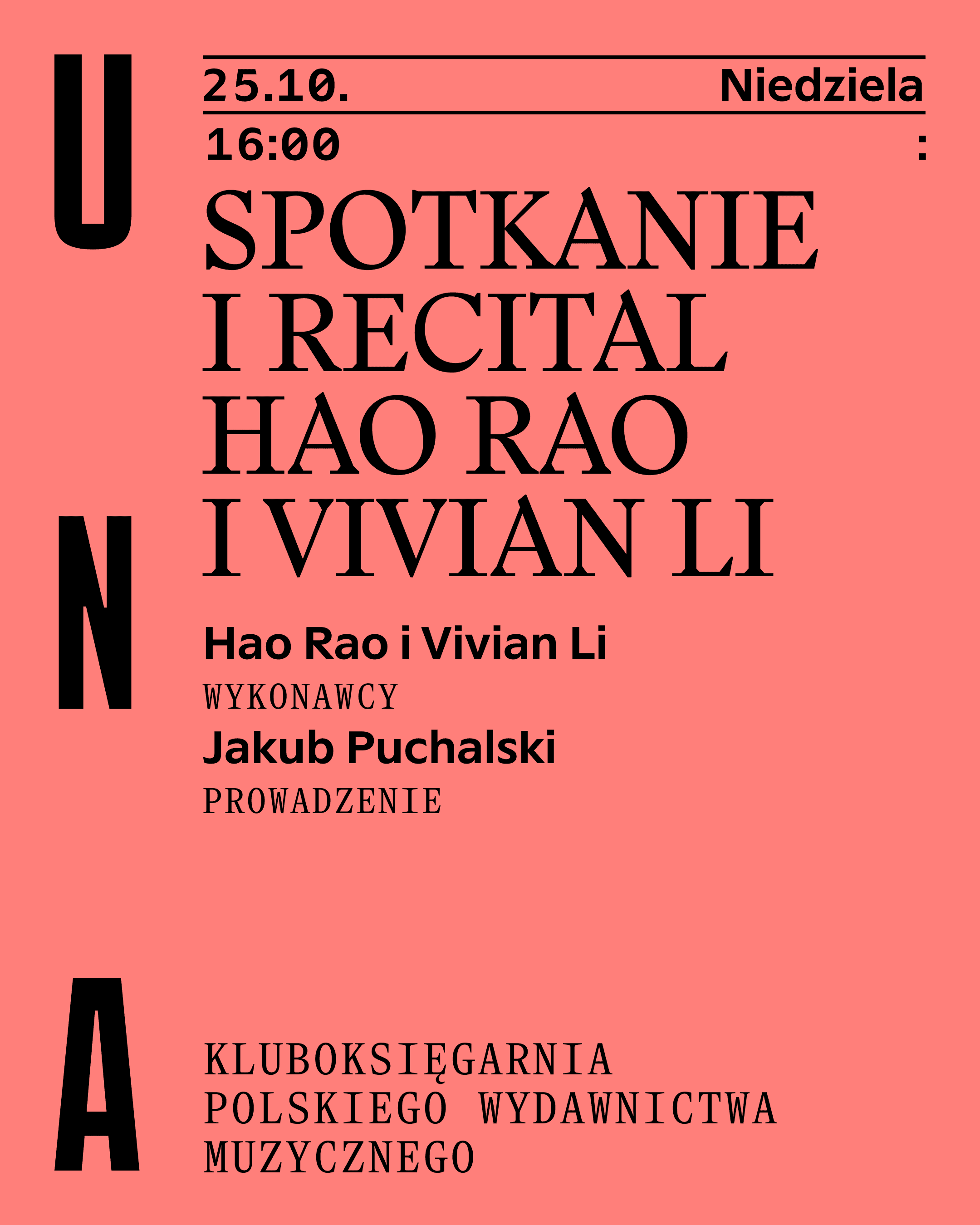 Hao Rao i Vivian Li. Spotkanie i recital
